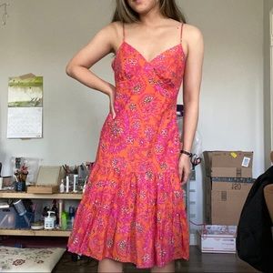 Gap Ruffle Midi Dress